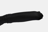 black stitch FITS BMW E36 & Z3 91-98 HANDBRAKE HANDLE LEATHER COVER ONLY