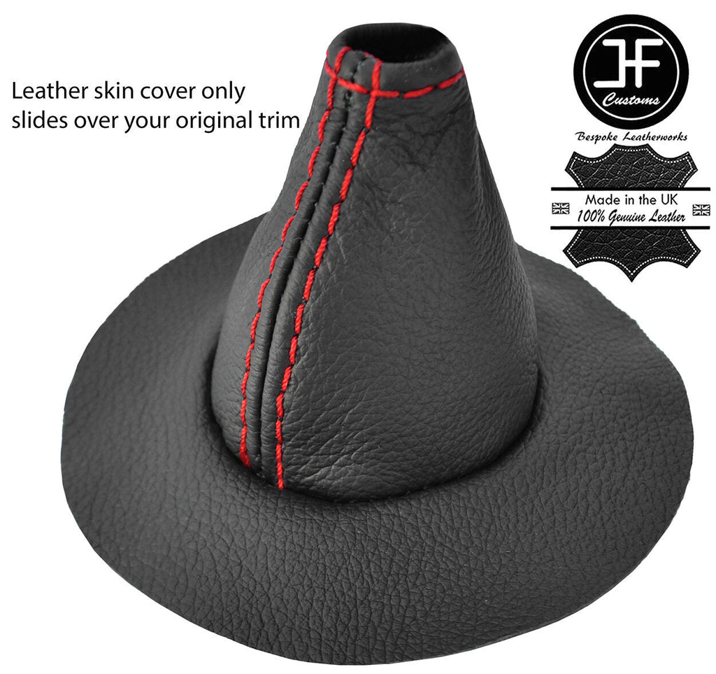 RED STITCH LEATHER MANUAL GEAR GAITER OVER RUBBER FITS MG  MGA 1955-1962