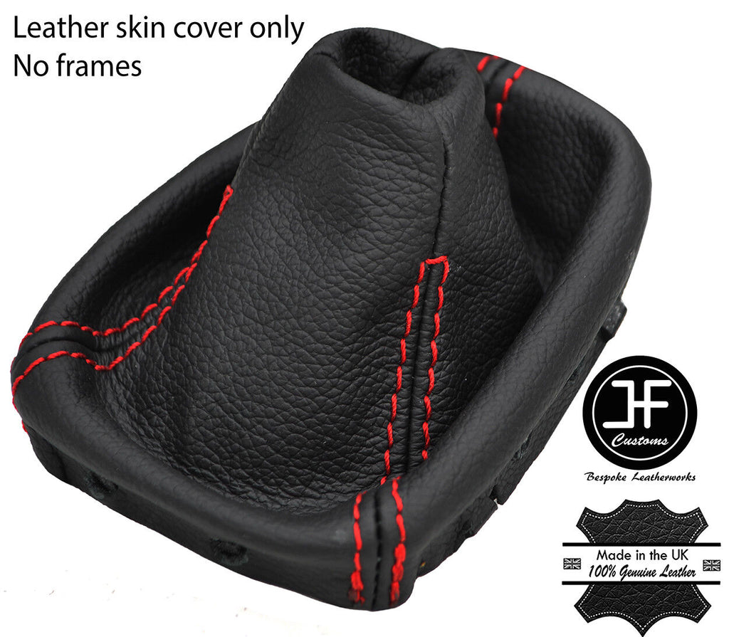 RED STITCH LEATHER SEMI AUTOMATIC GEAR GAITER FOR MERCEDES C CLASS W203 COUPE