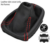 RED STITCH LEATHER SEMI AUTOMATIC GEAR GAITER FOR MERCEDES C CLASS W203 COUPE