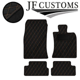 BEIGE DIAMOND STITCH VINYL 4XTAILORED FLOOR CARPETS FOR BMW MINI S R56 07-14 JF1