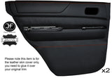 ORANGE STITCH 2X REAR FULL DOOR CARD LEATHER COVERS FITS PATROL Y61 1998-2013
