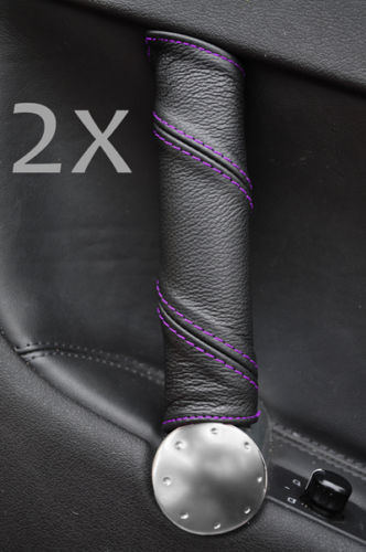 FITS AUDI TT MK1 98-06 2X DOOR HANDLE COVERS LTHR PURPLE ST CUSTOM NEW