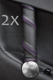 FITS AUDI TT MK1 98-06 2X DOOR HANDLE COVERS LTHR PURPLE ST CUSTOM NEW
