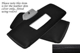 BLACK STITCHING 2X SUN VISORS LEATHER SKIN COVERS FITS SMART FORTWO 451 07-14