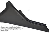 white stitch FITS RANGE ROVER P38 94-02 2X CENTRE CONSOLE PANEL COVERS ONLY