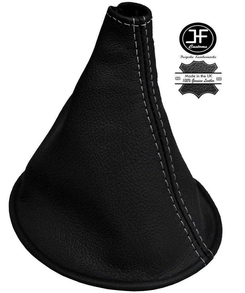 GREY  STITCH MANUAL REAL LEATHER GEAR STICK GAITER FOR TOYOTA YARIS VITZ 99-03