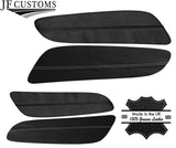 WHITE STITCH REAR DOOR TRIM ARMREST 4X LEATHER COVERS FOR BMW E82 COUPE 04-13