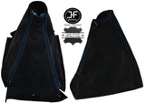 BLUE STITCH FOR NISSAN SKYLINE R33 GTS GTR GTST 1993-1998 SUEDE GEAR HANDBRAKE