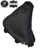 BLACK STITCH FITS AUDI A4 B8 2008-2015 LEATHER GEAR STICK GAITER SHIFT BOOT
