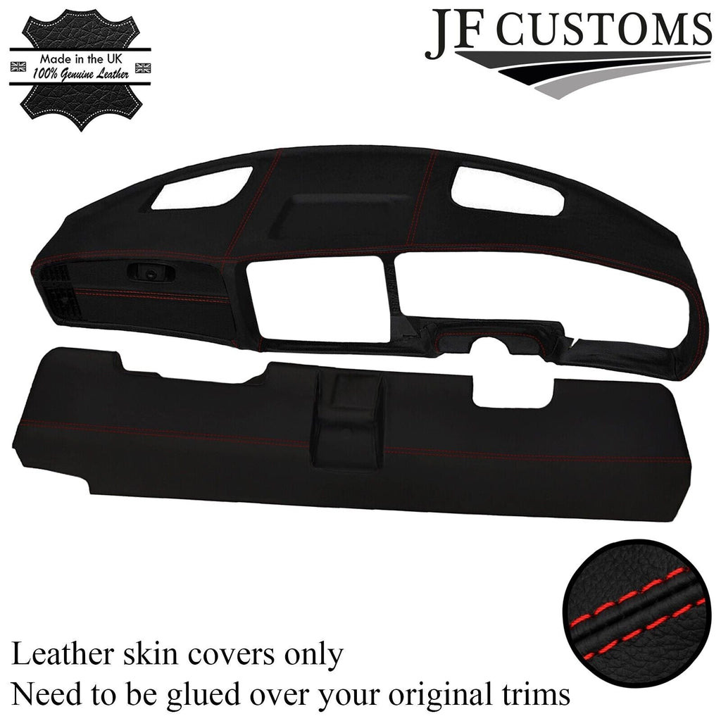 RED STITCH DASH DASHBOARD KIT LEATHER COVERS FOR FITS SAAB 900 CLASSIC