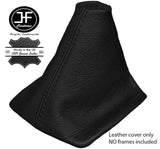 BLACK REAL LEATHER MANUAL GEAR GAITER FITS HONDA CIVIC MK9 2012-2015 CUSTOM NEW