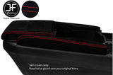 RED STITCH SUEDE CONSOLE SIDE TRIM & ARMREST COVER FOR HONDA CIVIC MK10 17-19