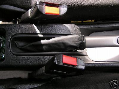 FITS  ZAFIRA A 1999-2005  BLACK LEATHER HANDBRAKE GAITER CUSTOM NEW MADE IN UK