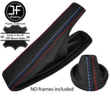 BLACK STITCH TRI STITCH SMG AUTOMATIC GEAR+HANDBRAKE GAITER FOR BMW E46 99-05