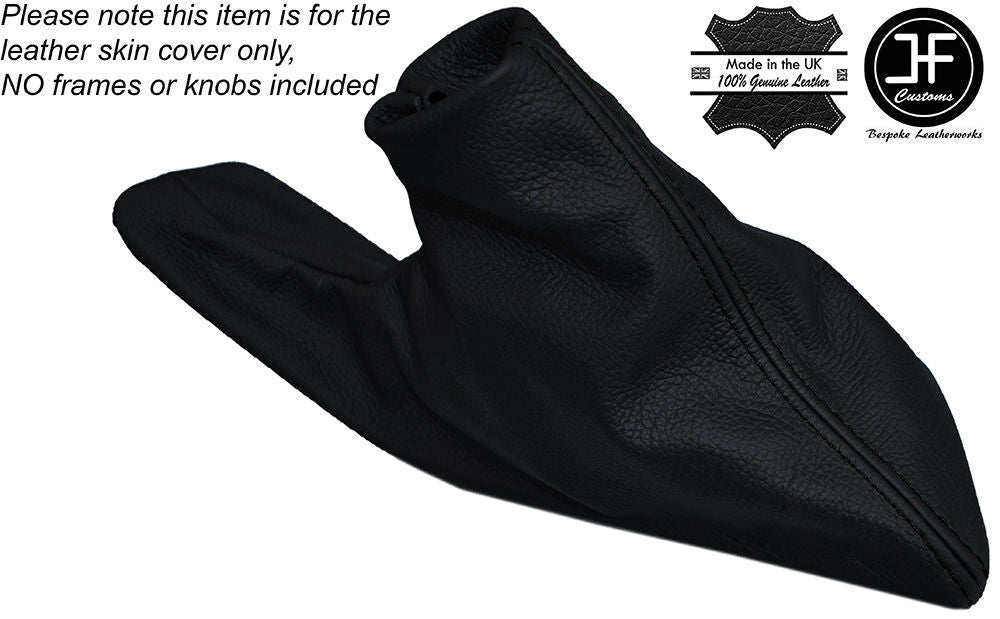 BLACK STITCH FITS BMW E36 E46 1991-2005 HANDBRAKE GAITER GENUINE LEATHER
