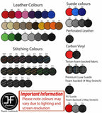 RED DOUBLE STITCH FITS VW POLO MK2 MK3 GT GTI  LEATHER GEAR GAITER CUSTOM NEW