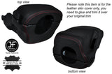 RED STITCHING STEERING SHROUD SKIN COVER FITS HONDA CIVIC & TYPE R MK7 01-05