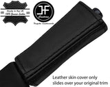BLACK TOP GRAIN REAL LEATHER HANDBRAKE HANDLE COVER FITS FORD CAPRI MK3 78-87