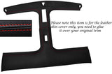 RED STITCH T BAR TARGA TOP LEATHER SKIN COVER FITS NISSAN 300ZX Z32 90-96