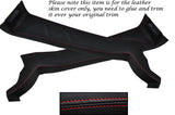RED STITCH FITS VAUXHALL OPEL VX220 VX 220 SPEEDSTER 00-06 2X DOOR SILL COVER