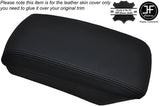 BLACK STITCHING ARMREST LID LEATHER SKIN COVER FITS KIA CEED 2006-2012