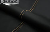 CREAM STITCH ITALIAN LEATHER TOP DASHBOARD COVER FOR JAGUAR XF X250 MK1 08-11