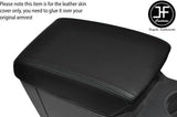 BLACK STITCHING REAL LEATHER ARMREST COVER FITS MAZDA BT-50 BT 50  2011-2019