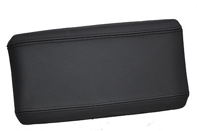 FITS black stitch FIAT STILO 01-07 LEATHER ARMREST LID COVER ONLY CUSTOM NEW
