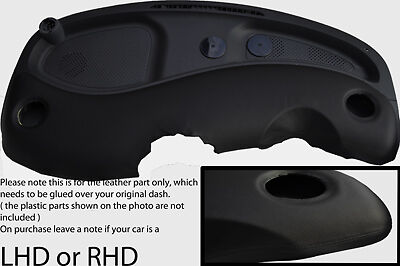 black stitching FITS SMART FORTWO PASSION CITY PULSE 98-07 DASH LEATHER COVER