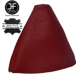 DARK RED LEATHER FITS MGTF MG TF 2001+ LEATHER GEAR  STICK GAITER GAITOR BOOT