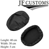 BLACK OUTDOOR WATERPROOF MOTORBIKE SEAT SADDLE COVER PROTECTOR SIZE- EXTRA SMALL