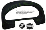 GREEN STITCH SPEEDO GAUGE HOOD SUEDE COVER FITS MAZDA MX5 MK2 NB 1998-2005