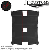 RED STITCH D GREY LUXE SUEDE ROOF HEADLINER COVER FOR BMW 3 E90 SALOON