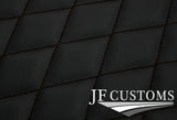 D BROWN DIAMOND VINYL 4X TAILORED FLOOR CARPET FOR JEEP RENEGADE 15-21 JF1