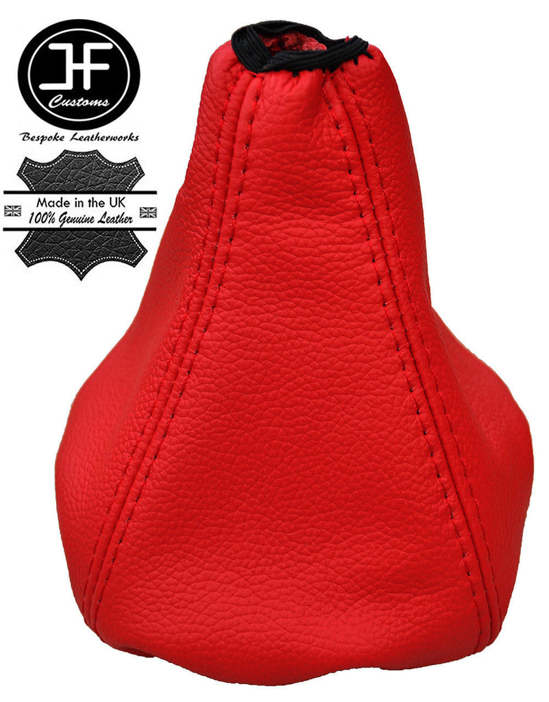 RED GENUINE LEATHER GEAR STICK GAITER FITS LANDROVER FREELANDER 1997-2003