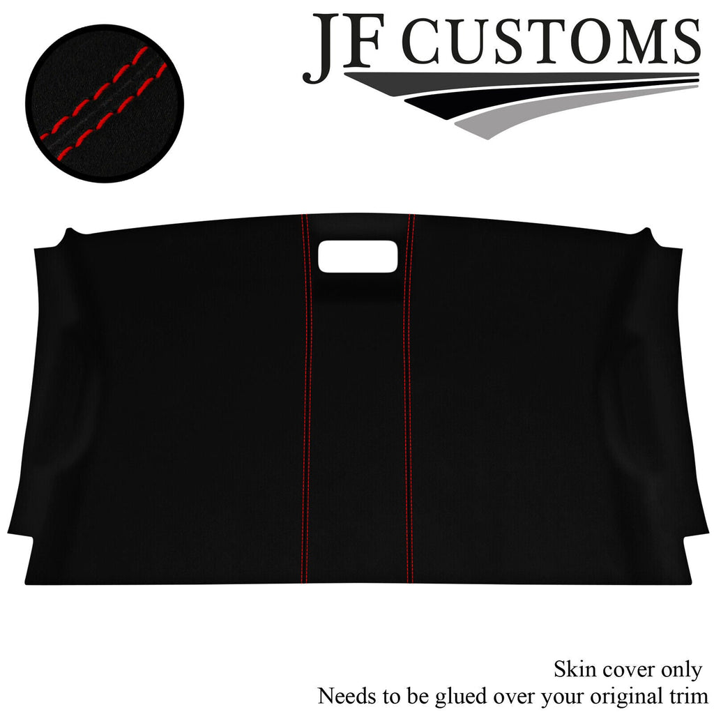 RED STITCH SUEDE FRONT ROOF HEADLINER FOR FORD TRANSIT CONNECT 02-13 CUSTOM NEW