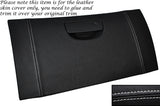 WHITE STITCH GLOVE BOX LID LEATHER SKIN COVER FITS CHRYSLER 300C CRD 2006-2011