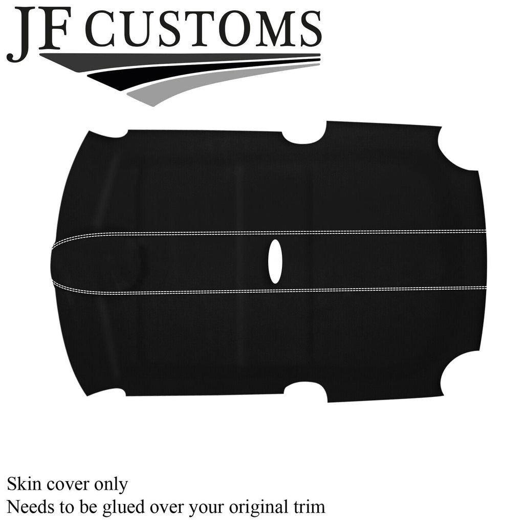 WHITE STITCH SUEDE ROOF LINING HEADLINER COVER FOR BMW MINI R50 R53 01-06