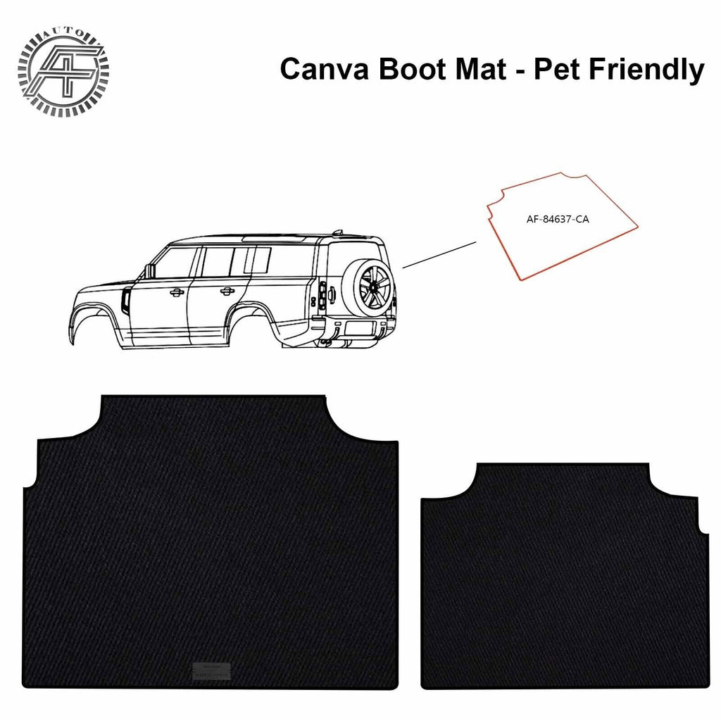 FOR LAND ROVER DEFENDER 110 2020- DOG FRIENDLY TRUNK / BOOT CANVA MAT CAT/DOG