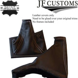 FITS VAUXHALL ASTRA MK5 H GAITERS SET WHITE STITCH 05-09 NEW CUSTOM NEW