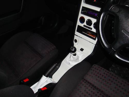 FITS ASTRA G MK4 GEAR & HANDBRAKE GAITOR WHITE SET QUALITY CUSTOM NEW MADE IN UK