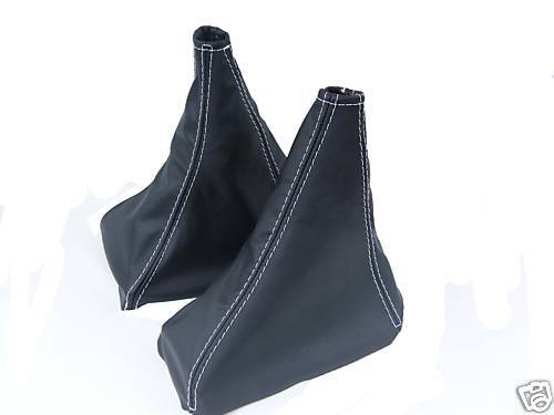 FITS SHOGUN SPORT LEATHER GEAR HI/LO GAITERS WHITE STITCH CUSTOM NEW MADE IN UK