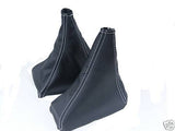 FITS SHOGUN SPORT LEATHER GEAR HI/LO GAITERS WHITE STITCH CUSTOM NEW MADE IN UK