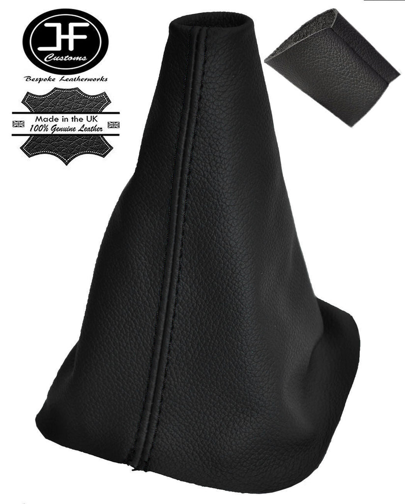 BLACK STITCH LTHR GEAR GAITER KNOB COVER 6 SPEED FITS RENAULT LAGUNA MK2 01-07