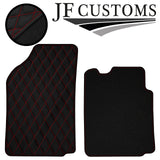 BEIGE DIAMOND STITCH VINYL 4X TAILORED FLOOR CARPETS FOR CITROEN C2 03-09 JF1