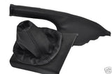 FITS VW PASSAT B4 1993-1997 GEAR & HANDBRAKE GAITER blackLEATHER CUSTOM NEW