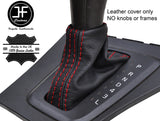 RED STITCH TOP GRAIN LEATHER AUTOMATIC GEAR GAITER FITS VOLVO V70 S60 00-04