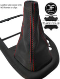 RED STITCH REAL LEATHER MANUAL GEAR GAITER FOR MITSUBISHI FUSO CANTER 12-17