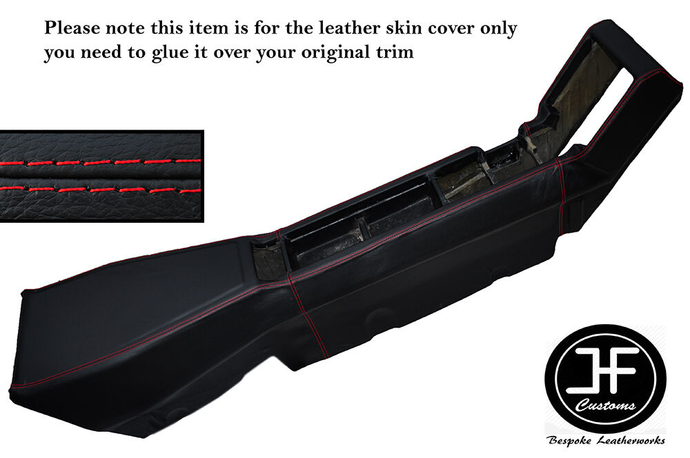 RED STITCHING CENTER CONSOLE LEATHER SKIN COVER FITS RENAULT ALPINE GTA V6